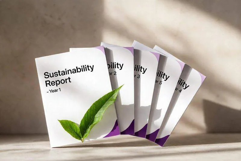 VSME ESG reporting tool interface — sustainability report for SMEs