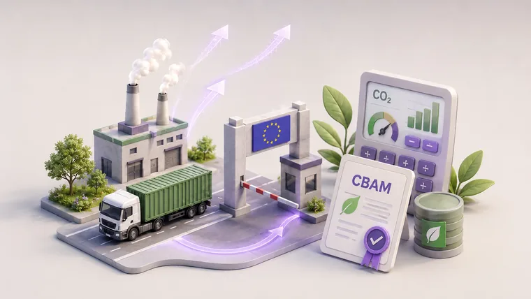 CBAM Management — EU Carbon Border Adjustment Mechanism: imports, emissions accounting and certificate compliance