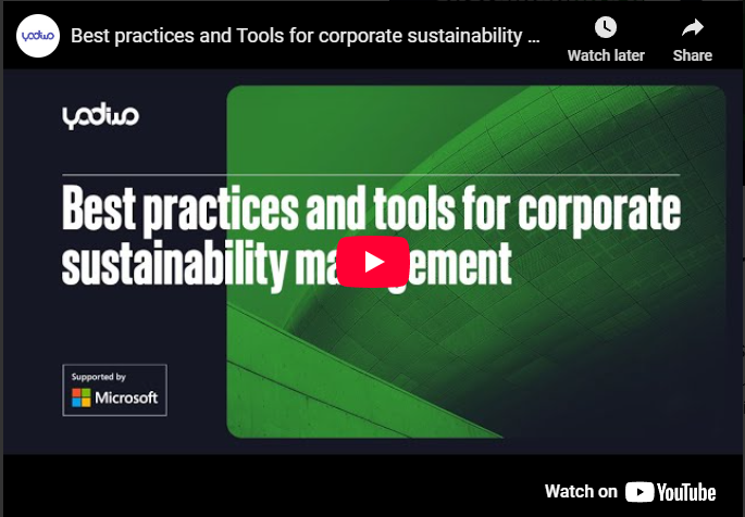 Best Practices & Tools For Corporate Sustainability Management