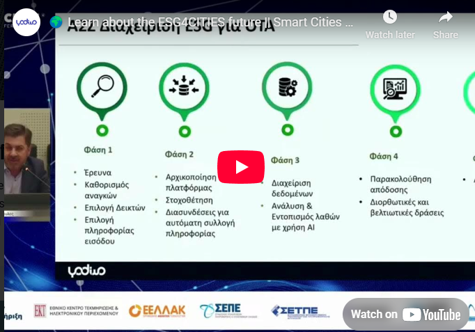 ESG4CITIES: Shaping the Future of Smart Cities