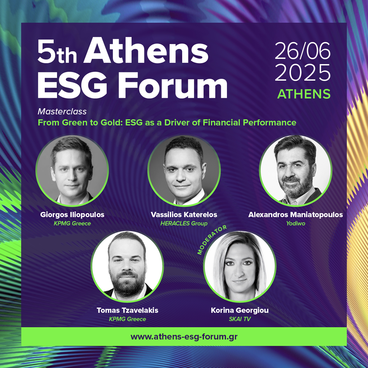 Yodiwo Hosts “From Green to Gold” Masterclass at the 5th Athens ESG Forum