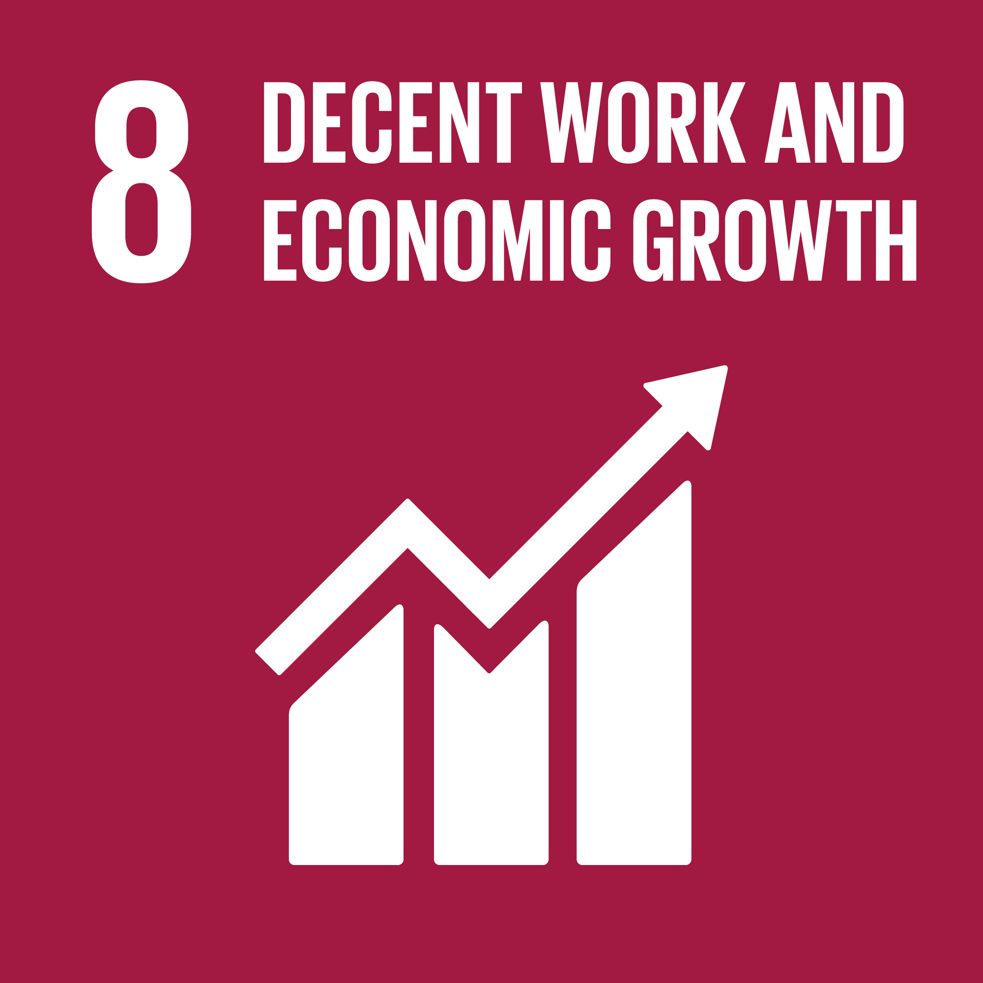 Icon for 'Sustainable Development Goal 8