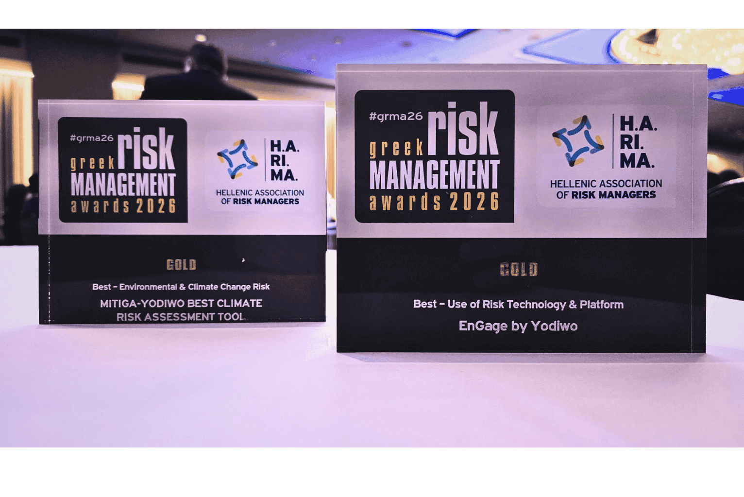 Yodiwo Wins Two Gold Awards at the Greek Risk Management Awards 2026