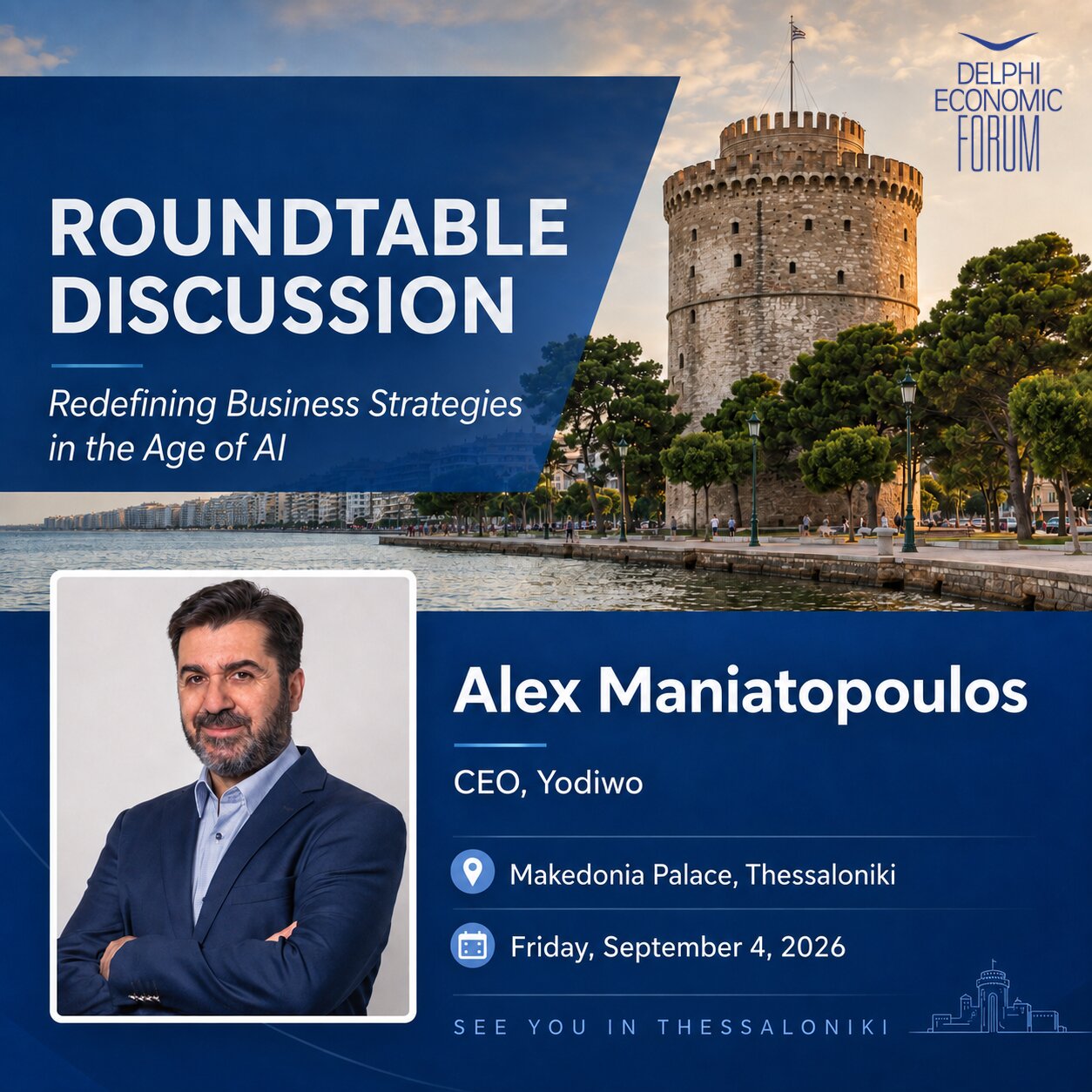 Yodiwo at the Delphi Economic Forum in Thessaloniki