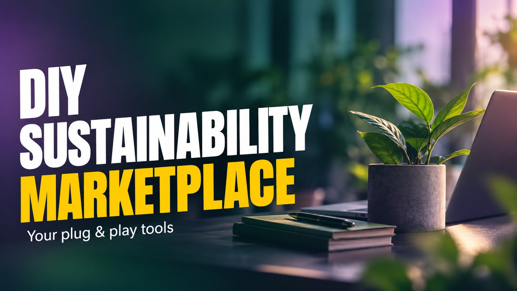 DIY Sustainability Marketplace Brochure | Yodiwo